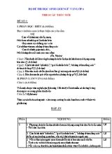 Bộ đề thi học sinh giỏi Ngữ văn Lớp 6 (Theo cấu trúc mới) - Năm học 2022-2023 (Có đáp án)